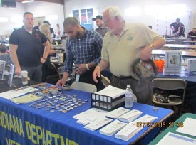 Mike Hamm at the IDAV Table