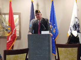 Governor Holcomp is our newest member of American Legion Post 510