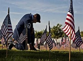 Airman in Cemetary