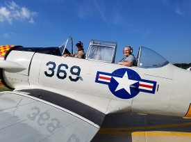 Don out joy riding at Jill's Air Show