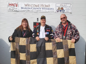 IN Department of Corrections delivers blankets made by the inmates for the homeless IN Department of Corrections delivers blankets made by the inmates for the homeless