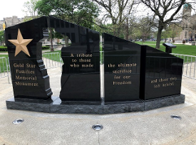 Gold Star Families Memorial - front view