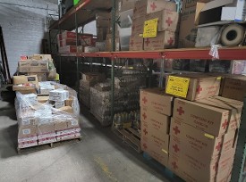 Warehouse storage area