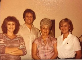 Don Hawkins with Mom (Fern), and Sisters Judy & Nona